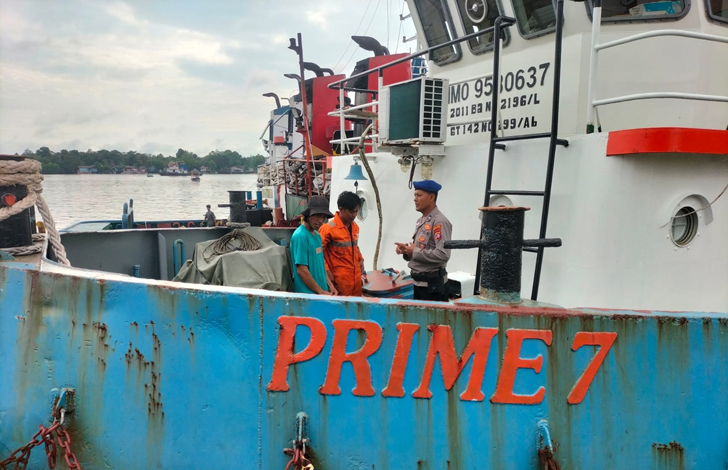 Satpolairud Polres Kotim laksanakan giat Patroli perairan di DAS Mentaya Satpolairud