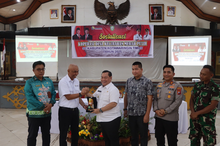 Kapolres Kotim Hadiri Sosialisasi Koperasi Desa Merah Putih Kapolres