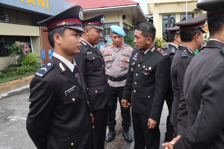 Polres Kotim Gelar Gaktibplin Terhadap Personel Tingkatkan Kedisiplinan Gaktibplin