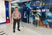 Satpamobvit Polresta Palangka Raya Hadir di Sejumlah Kantor Bank Satpamobvit