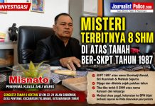 Misteri Terbitnya 8 SHM di Atas Tanah Ber-SKPT Tahun 1987 Misteri
